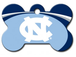 North Carolina UNC Tarheels Engraved Pet ID Tag North Carolina UNC Tarheels Engraved Pet ID Tag