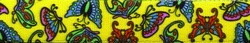 Butterflies on Yellow Coupler Dog Leash Butterflies on Yellow Coupler Dog Leash