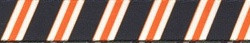 Team Spirit Navy, Orange and White Coupler Dog Leash Team Spirit Navy, Orange and White Coupler Dog Leash