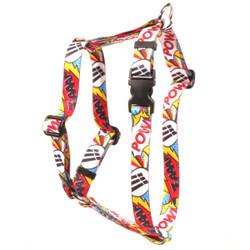 Comic Print Roman Style "H" Dog Harness Comic Print Roman Style "H" Dog Harness