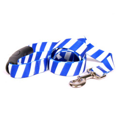 Team Spirit Royal Blue and White EZ-Grip Dog Leash Team Spirit Royal Blue and White EZ-Grip Dog Leash