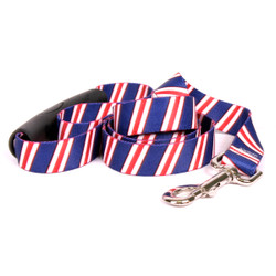 Team Spirit Red, White and Navy Blue EZ-Grip Dog Leash Team Spirit Red, White and Navy Blue EZ-Grip Dog Leash