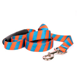 Team Spirit Orange and Teal EZ-Grip Dog Leash Team Spirit Orange and Teal EZ-Grip Dog Leash
