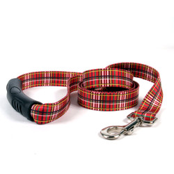 Tartan Red EZ-Grip Dog Leash Tartan Red EZ-Grip Dog Leash