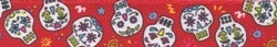 Sugar Skulls Red EZ-Grip Dog Leash Sugar Skulls Red EZ-Grip Dog Leash