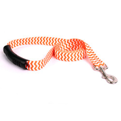 Chevron - Tangerine EZ-Grip Dog Leash Chevron - Tangerine EZ-Grip Dog Leash