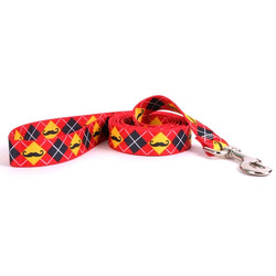 Mustaches With Argyle Dog Leash Mustaches With Argyle Dog Leash