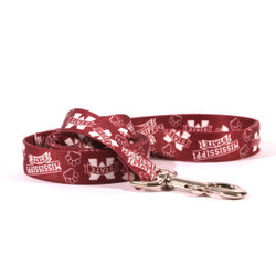 MIssissippi State Bulldogs Dog Leash MIssissippi State Bulldogs Dog Leash