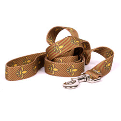 Fleur de Lis Gold Dog Leash Fleur de Lis Gold Dog Leash