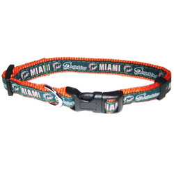 Miami Dolphins Dog Collar Miami Dolphins Dog Collar