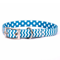 Chevron - Blueberry Uptown Dog Collar Chevron - Blueberry Uptown Dog Collar