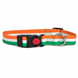 Irish Stripe Natural Bamboo Dog Collar Irish Stripe Natural Bamboo Dog Collar