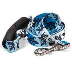 Geckos Teal EZ-Grip Dog Leash Geckos Teal EZ-Grip Dog Leash