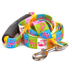 Pink Flamingo EZ-Grip Dog Leash Pink Flamingo EZ-Grip Dog Leash