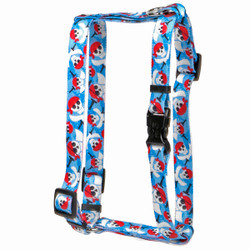 Pirate Skulls Roman Style "H" Dog Harness Pirate Skulls Roman Style "H" Dog Harness