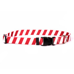 Team Spirit Red and White Break Away Cat Collar Team Spirit Red and White Break Away Cat Collar