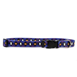 Purple Argyle Halloween Break Away Cat Collar Purple Argyle Halloween Break Away Cat Collar