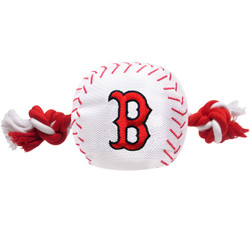 Boston Red Sox Nylon Rope Squeaker Dog Toy Boston Red Sox Nylon Rope Squeaker Dog Toy