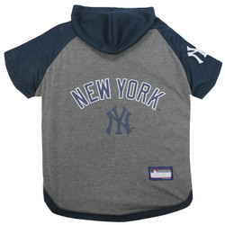 New York Yankees Hoodie T-Shirt For Dogs New York Yankees Hoodie T-Shirt For Dogs