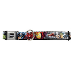 Marvel Avengers Assemble Superheroes Buckle-Down Seat Belt Buckle Dog Collar Marvel Avengers Assemble Superheroes Buckle-Down Seat Belt Buckle Dog Collar