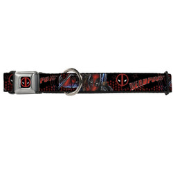 Deadpool Logo Buckle-Down Seat Belt Buckle Dog Collar Deadpool Logo Buckle-Down Seat Belt Buckle Dog Collar