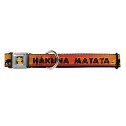 Lion King Hakuna Matata Simba Buckle-Down Seat Belt Buckle Dog Collar Lion King Hakuna Matata Simba Buckle-Down Seat Belt Buckle Dog Collar