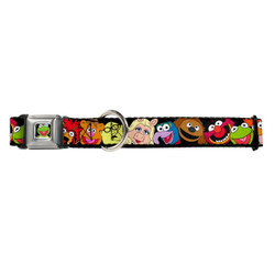 Muppets Kermit Buckle-Down Seat Belt Buckle Dog Collar Muppets Kermit Buckle-Down Seat Belt Buckle Dog Collar