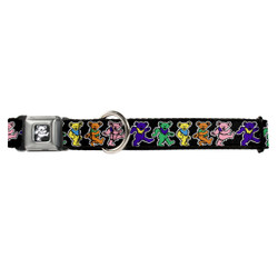 Dancing Bears Multi Color Buckle-Down Seat Belt Buckle Dog Collar Dancing Bears Multi Color Buckle-Down Seat Belt Buckle Dog Collar