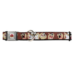 Looney Tunes Tasmanian Devil Buckle-Down Seat Belt Buckle Dog Collar Looney Tunes Tasmanian Devil Buckle-Down Seat Belt Buckle Dog Collar
