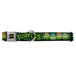 Classic Teenage Mutant Ninja Turtles TMNT Logo Buckle-Down Seat Belt Buckle Dog Collar Classic Teenage Mutant Ninja Turtles TMNT Logo Buckle-Down Seat Belt Buckle Dog Collar