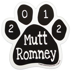 Mutt Romney Paw Magnet Mutt Romney Paw Magnet