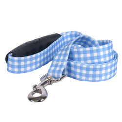 Southern Dawg Gingham Blue Premium Dog Leash Southern Dawg Gingham Blue Premium Dog Leash