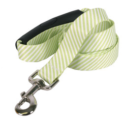 Southern Dawg Seersucker Green Premium Dog Leash Southern Dawg Seersucker Green Premium Dog Leash