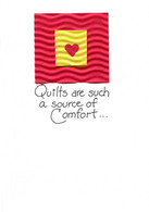 handmade quilt get well card.