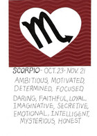 Zodiac Scorpio Birthday