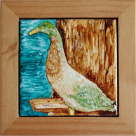 Handmade Duck Tile