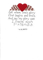 Handmade friendship card