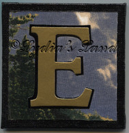 Monogram Letter E
