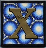Monogram Letter X