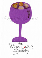 Wine-themed Birthday Card