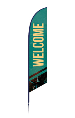 Welcome Feather Flag Style 23