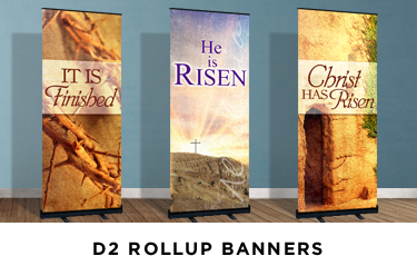 Easter Banner Stands