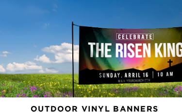 outdoor banners for Easter