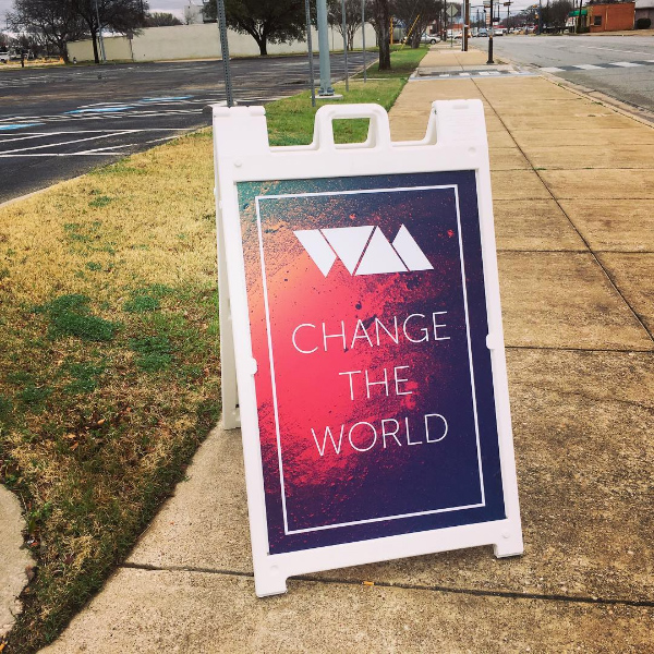 Sandwich Board Display Project WM