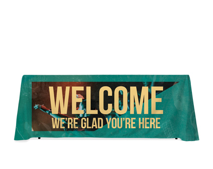 Welcome Table Throw Style 23