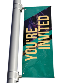 You're Invited Light Pole Banner Style 23