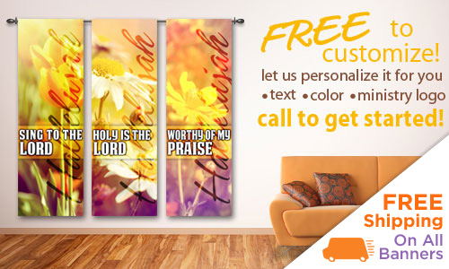 Spring Worship Banners | Church Banners