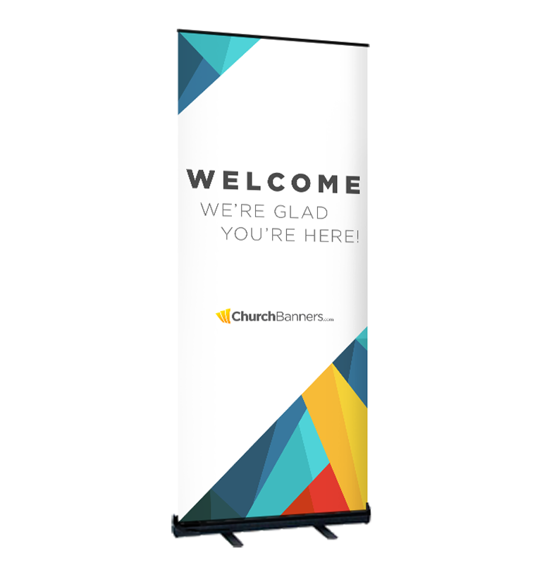 Stock and Custom Retractable Banners for Churches
