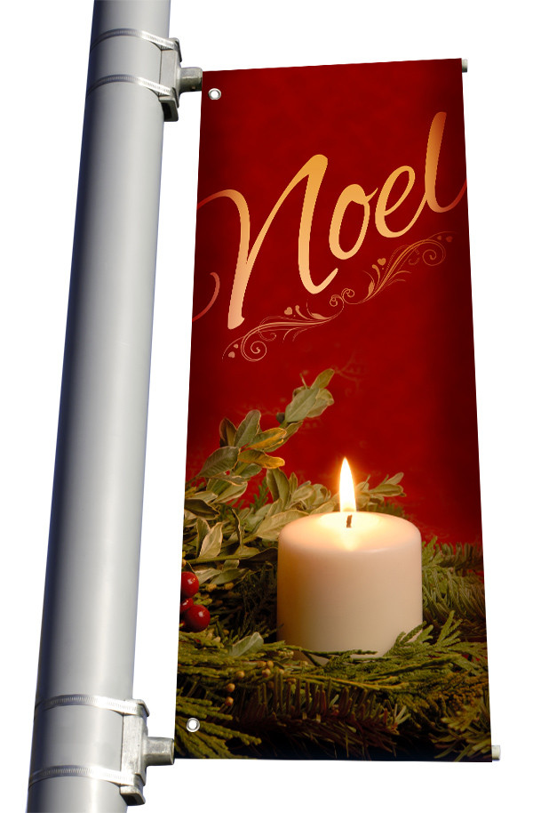 DS Light Pole Banner Christmas 6 Church Banners