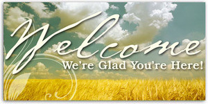 Welcome Vintage Harvest Banner - Church Banners .com